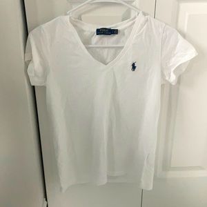 Brand New White Polo/Ralph Lauren V-Neck